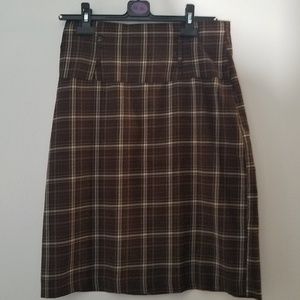 Plaid skirt